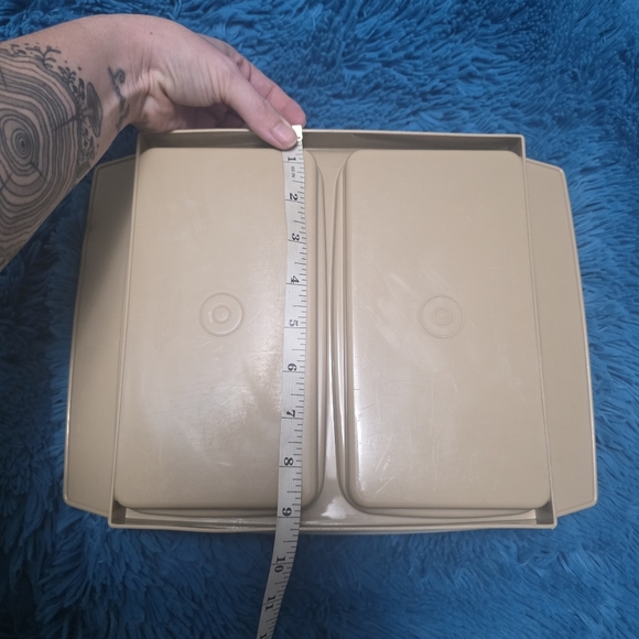 Tupperware Deviled Egg Carrier With Trays/lid VINTAGE - Picture 9 of 10